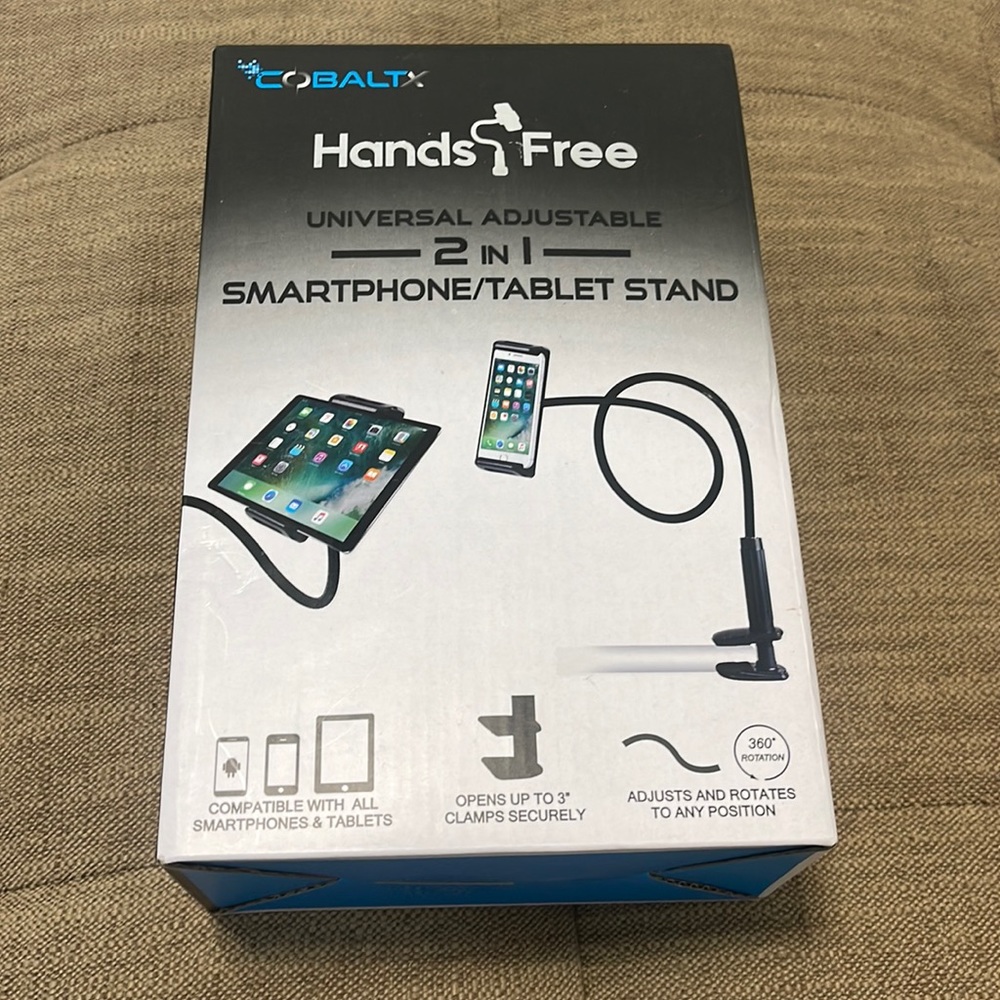 Universal Adjustable 2 in 1 Smartphone/Tablet Stand
